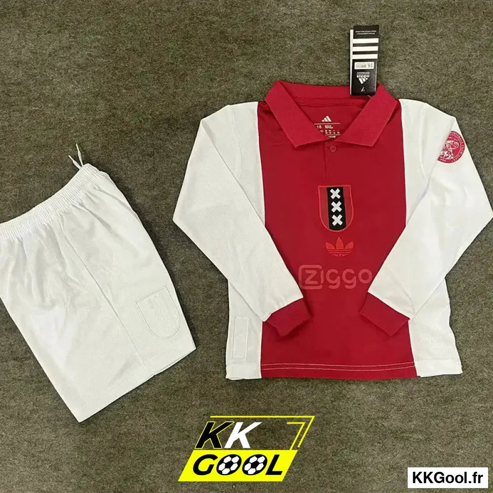 Kit Enfant Ajax Manches Longues Anniversaire 125 ans 2025 - KKGool