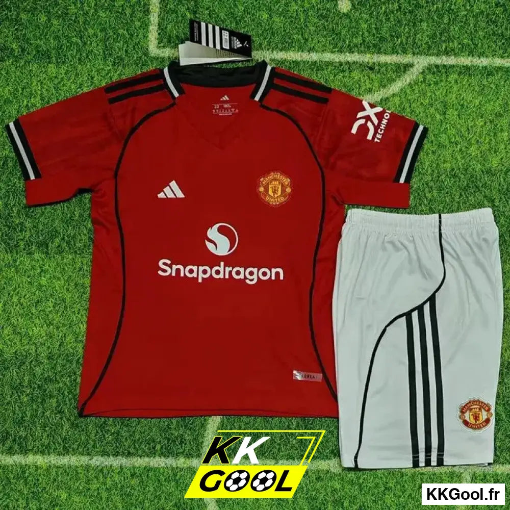 Kit Enfant Manchester United Domicile 2025/2026 - KKGool