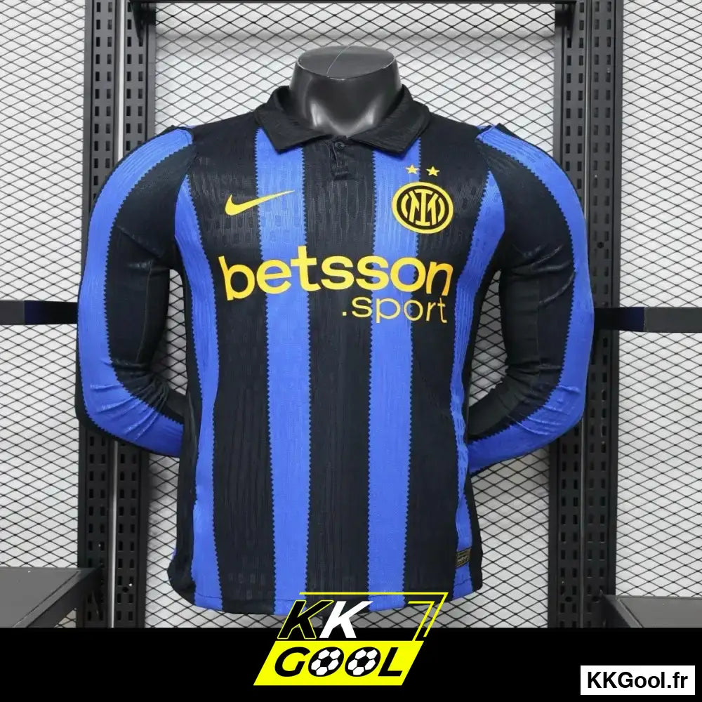 KKGool - Maillot Inter Milan Domicile Version Joueur 2026/2027 Manches longues kkgool