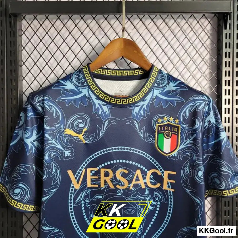 Maillot Italie Concept Versace Bleu 2023/2024 - KKGool