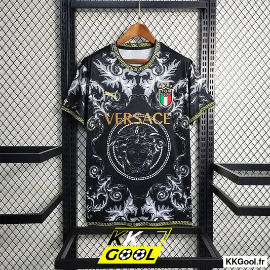 Maillot Italie Concept Versace Noir 2023/2024 - KKGool