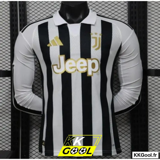 KKGool - Maillot Juventus Domicile 2026/2027 Version joueur Manches longues kkgool